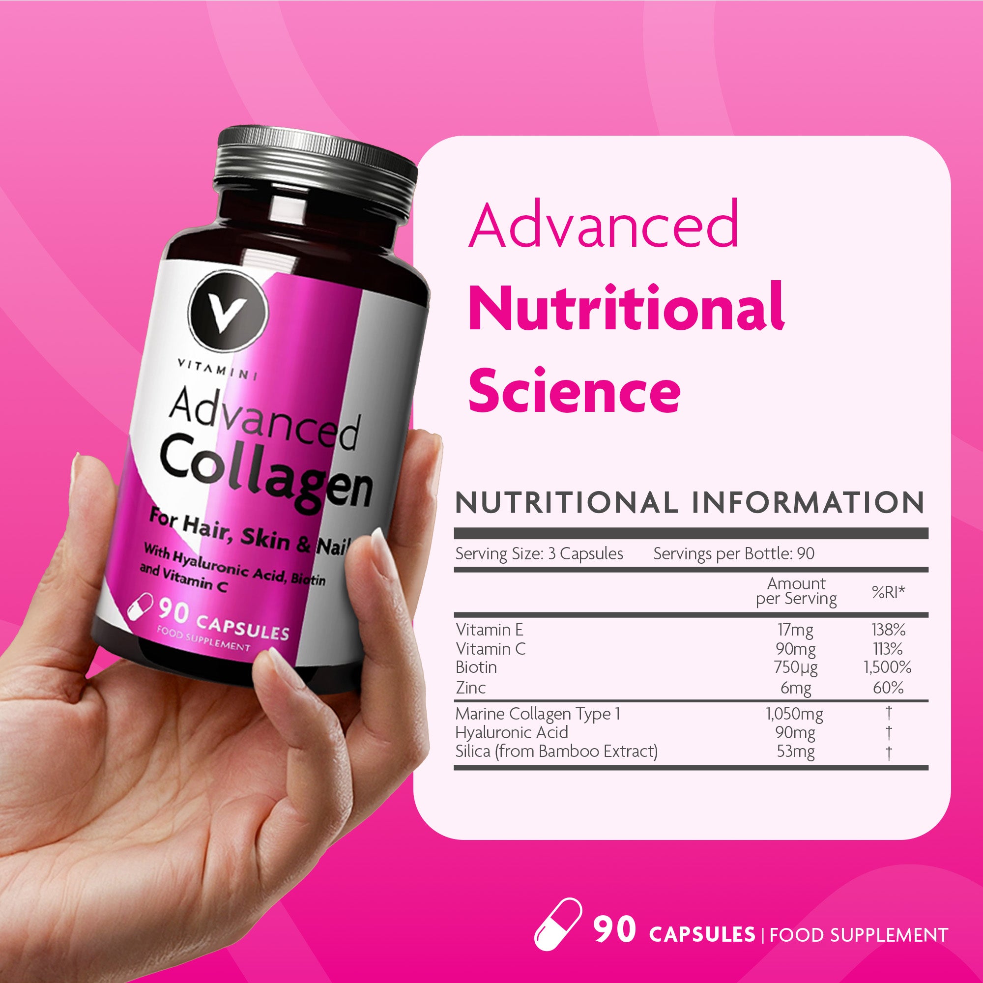 Advanced Collagen for Hair, Skin & Nails